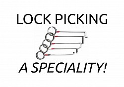 Lock picking. A speciality!