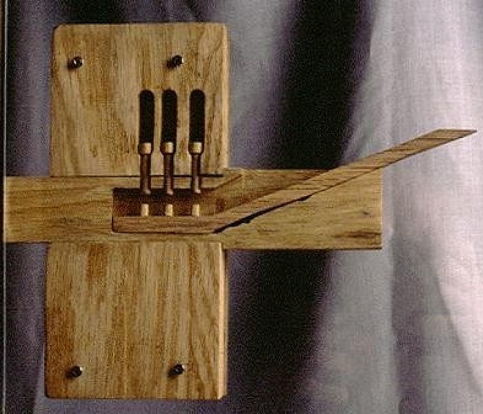Ancient Egyptian pin tumbler lock first invented 4000 years ago.